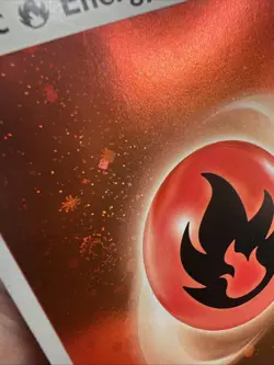 HD FOIL Double Swirl Cosmos Holo Fire Energy SVE 002 - NM RARE SV 151 Pokemon - Image 3