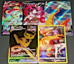 CHARIZARD MEW ENAMORUS + 2 MORE - POKEMON LOST ORIGIN TRAINER GALLERY LOT EX/NM - Image 2