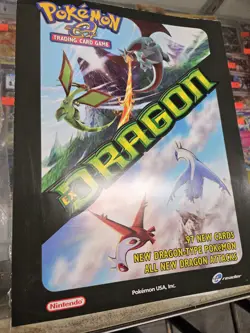 Pokemon TCG Rare Promo Ex Dragon Sell Sheet/Poster Unused 11" x 9" - Image 2