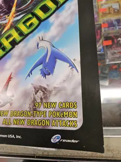 Pokemon TCG Rare Promo Ex Dragon Sell Sheet/Poster Unused 11" x 9" - Image 3
