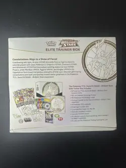Pokemon Sword and Shield Brilliant Stars ETB Sealed *has rips - Image 2