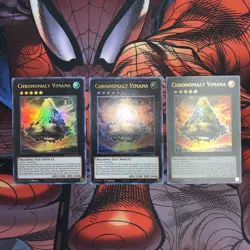 YuGiOh Chronomaly Vimana DAMA-EN044 1st Edition Ultra x3 Copies - Image 1