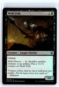 FOIL Mold Folk Baldur's Gate Common - MTG Magic the Gathering Card - Image 1