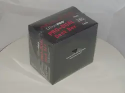 Pro-Dual Deck Box Black 2010 ULTRA PRO deck box Card Box for Pokemon MTG cards - Image 3