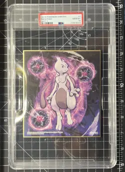 Pokemon Japanese Mewtwo Shikishi Art Board Nintendo PSA 10 #1 - Image 1