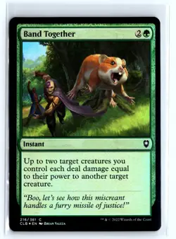 FOIL Band Together Baldur's Gate Common - MTG Magic the Gathering Card - Image 1