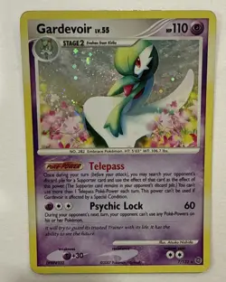 Gardevoir 7/132 Diamond & Pearl Secret Wonders Holo Rare Pokemon TCG Card SWIRL! - Image 2