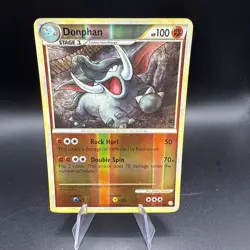 DONPHAN 40/123 Reverse Holo pokemon card HGSS 2010 HEARTGOLD SOULSILVER NM - Image 1