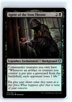 FOIL Agent of the Iron Throne 107 Baldur's Gate - MTG Magic the Gathering Card - Image 1