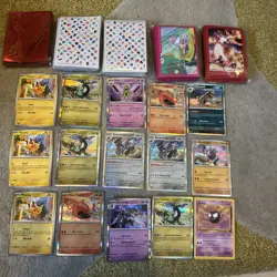 Pokemon card bundle 15 Cards Plus 5 Card Protector, Sleeves - Image 1