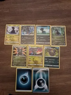 Pokemon TCG Deino And Zweilous 9 Card Lot - Image 1