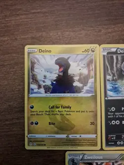 Pokemon TCG Deino And Zweilous 9 Card Lot - Image 2