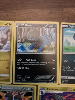 Pokemon TCG Deino And Zweilous 9 Card Lot - Image 3