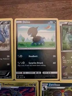 Pokemon TCG Deino And Zweilous 9 Card Lot - Image 4