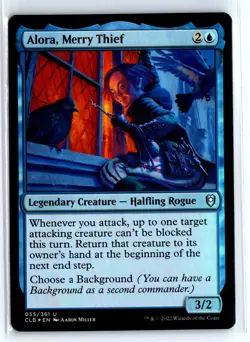 FOIL Alora, Merry Thief 55 Baldur's Gate - MTG Magic the Gathering Card - Image 1
