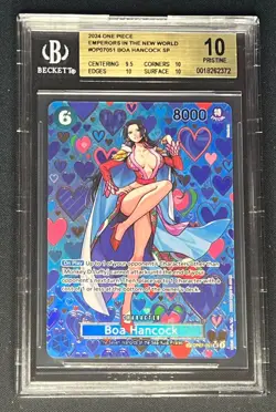 One Piece Card Boa Hancock (OP07-051) BGS 10 Pristine Emperors in the New World - Image 1
