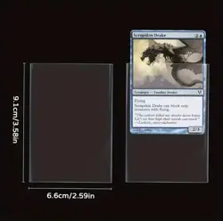 Premium Clear Card Sleeves Protectors for TCG MTG Pokemon Yugioh Toploader Fit - Image 3