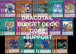 Dracotail Budget Deck Core *36* Card Yugioh Justice Hunters Preorder - Image 1