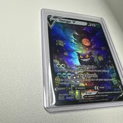 Gengar Pokemon TCG Custom Starry Night Gogh Full Alt Art Illustration Holo Card - Image 5