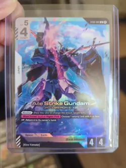 Aile Strike Gundam Beta Trial version Gundam Card Game ST04001 LEGENDARY English - Image 1