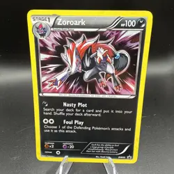 Zoroark BW09 Black & White Black Star Promo Holo Pokemon Card LP+ - Image 1