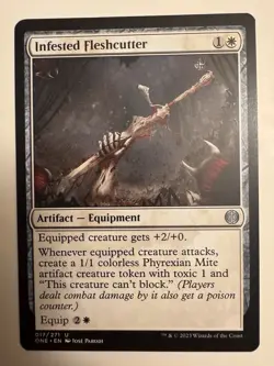 x1 Infested Fleshcutter ONE MTG 17/271 UNCOMMON M/NM 1x - Image 1