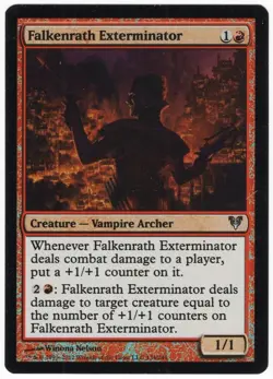 Falkenrath Exterminator 2012 Avacyn Restored FOIL Red Unc Creature MTG NM AZ1 - Image 1