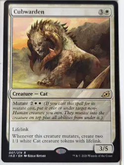 Cubwarden - Ikoria: Lair of Behemoths - Magic the Gathering MTG Nice! - Image 1