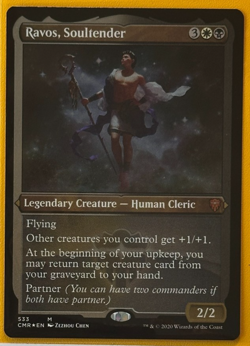Ravos, Soultender (Foil Etched) NM - WOTC MtG Commander Legends - Image 1