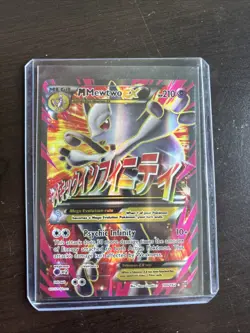Pokemon Mega Mewtwo EX XY Breakthrough Holo Ultra Rare #160/162 Lightly Played - Image 1