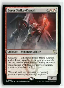 Boros Strike-Captain 0025 Ravnica: Clue Edition CLU MTG Magic - Image 1