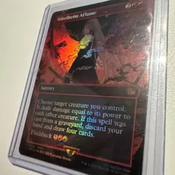 Nibelheim Aflame (Borderless) Final Fantasy Foil - MTG - NM - Image 1