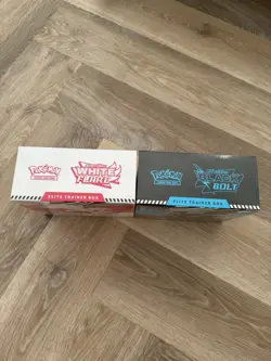 Black Bolt and White Flare ETB - IN HAND Ready to Ship Pokemon TCG Read Descript - Image 3