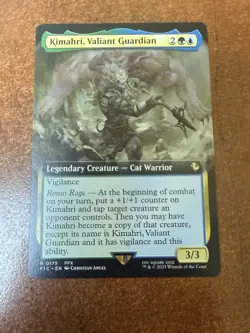 DDcards 🇨🇦 Mtg Final Fantasy Commander Kimahri Valiant Guardian Extended Art - Image 1