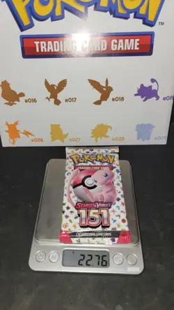 22.76g SEALED, In Hand, Eng Pokemon 151 MEW Booster Pack - HeavyU God PackU - Image 1