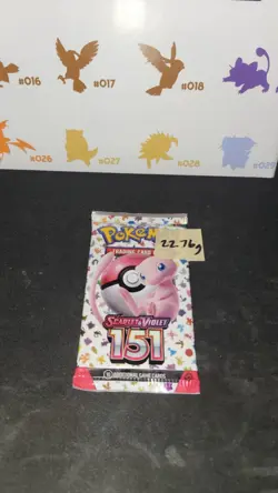 22.76g SEALED, In Hand, Eng Pokemon 151 MEW Booster Pack - HeavyU God PackU - Image 2