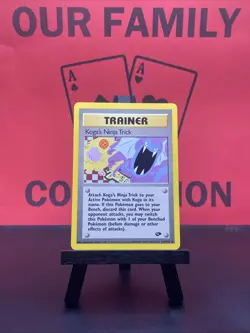 Koga’s Ninja Trick 115/132 WOTC Gym Challenge Pokemon TCG Vintage LP - Image 1