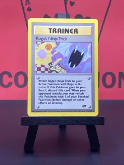 Koga’s Ninja Trick 115/132 WOTC Gym Challenge Pokemon TCG Vintage LP - Image 2