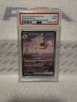 2025 Pokemon Charizard ex - 199/165 - SV: Scarlet & Violet 151 (MEW) PSA 9 MINT - Image 1