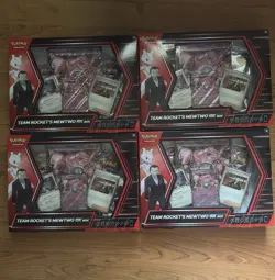 Pokemon Team Rocket's Mewtwo EX Box Lot of 4 SEALED - Image 1