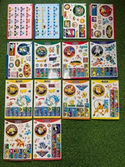 Set 14 Pikachu Charizard Pokemon Jumbo Carddass TCG Vintage Nintendo Japanese - Image 2