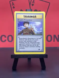 Brock's Protection 101/132 Gym Challenge Regular Pokemon TCG Vintage LP - Image 2