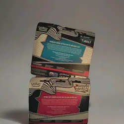 2 Pokemon TCG SV10.5 Black Bolt & White Flare Tech Sticker Collection Bundle New - Image 2