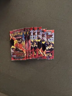 Destined Rivals 8X Booster Pack Lot Factory Sealed Pokemon TCG English - Image 1