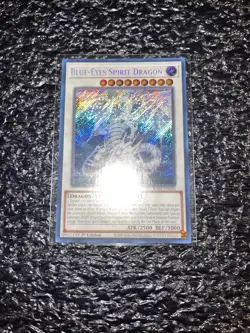 Yugioh Blue-Eyes Spirit Dragon RA02-EN030 Secret Rare 1st Edition Near Mint - Image 1