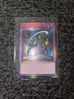 Yugioh Different Dimension Ground RA04-EN101 Prismatic Ultimate Rare 1st NM - Image 1