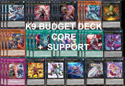 K9 + Support Budget Deck Core *34* Card Yugioh Justice Hunters Preorder - Image 1
