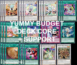 Yummy + Support Budget Deck Core *31* Card Yugioh Justice Hunters Preorder - Image 1