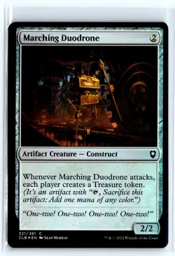 FOIL Marching Duodrone 321 Baldur's Gate Common - MTG Magic the Gathering Card - Image 1
