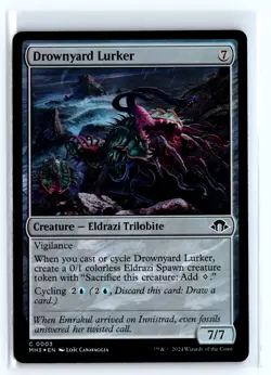 FOIL Drownyard Lurker Modern Horizons 3 - MTG Magic the Gathering Card - Image 1